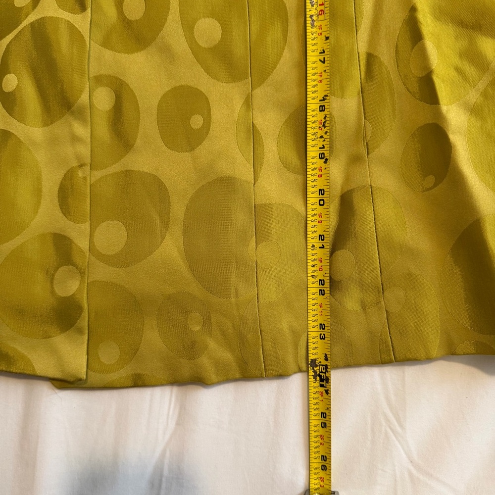 Lily & Taylor Vintage 3 Piece Suit Set Green Size 12 Jacket Skirt Tank Top - Picture 15 of 16